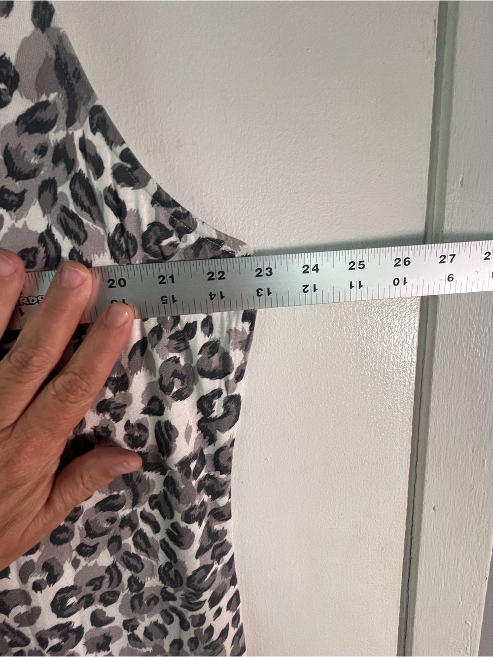 Leopard Print Romper - Black & White - Picture 4 of 6